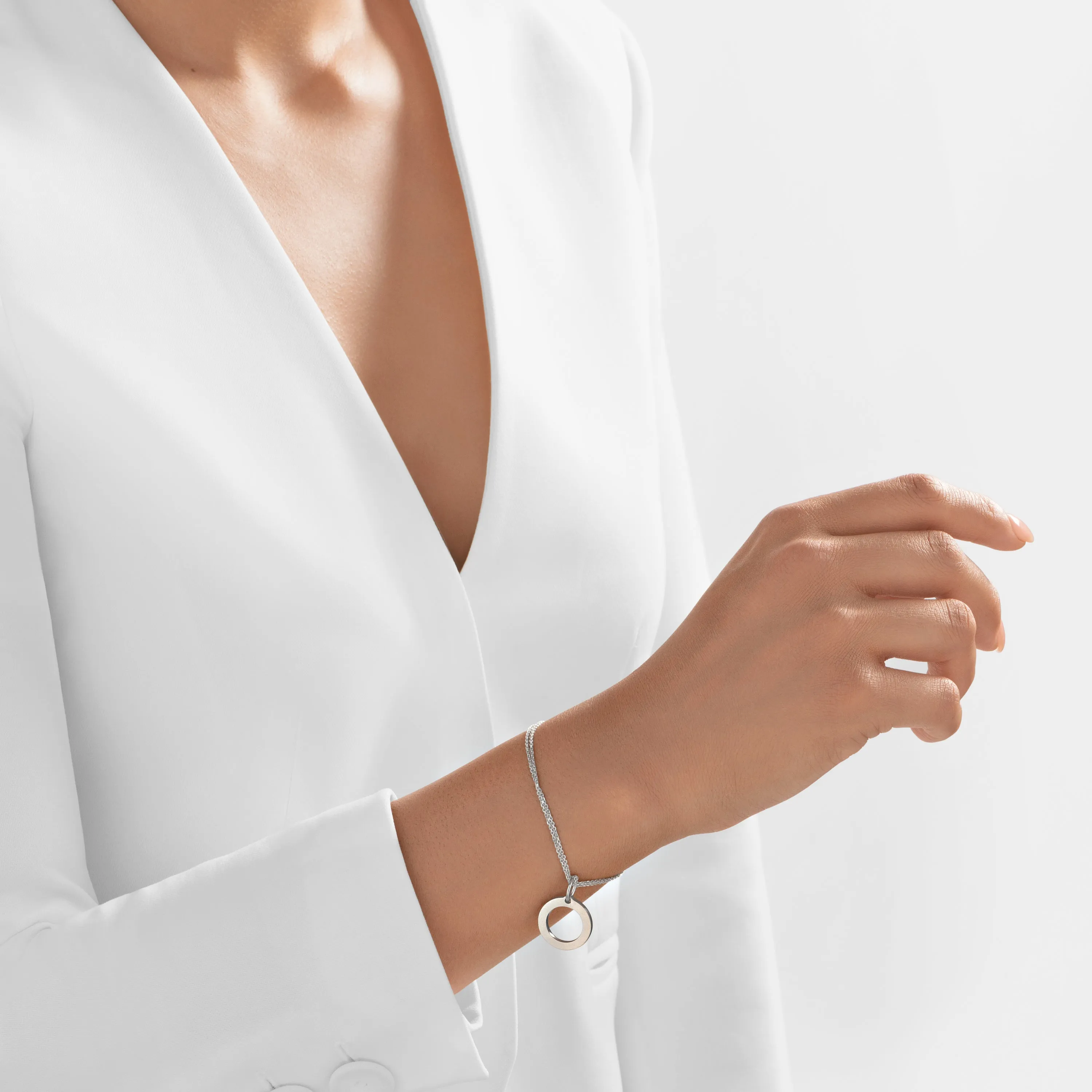 24Kt Platinum Eternity Charm