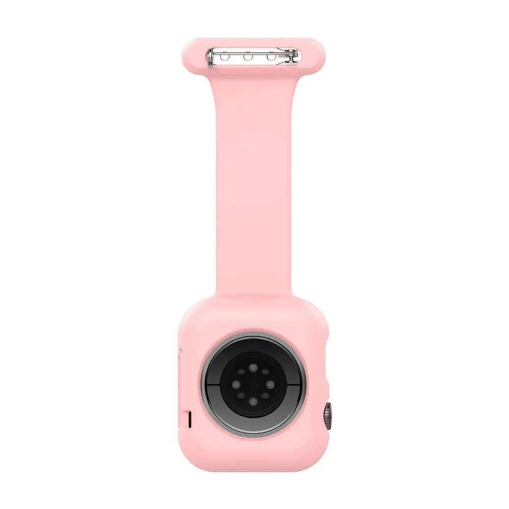 Apple Watch (45mm) doctor nurse silicone watch strap - Pink