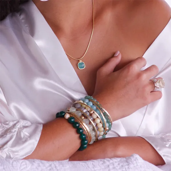 Bracelet - Beaded Amethyst Signature Collection