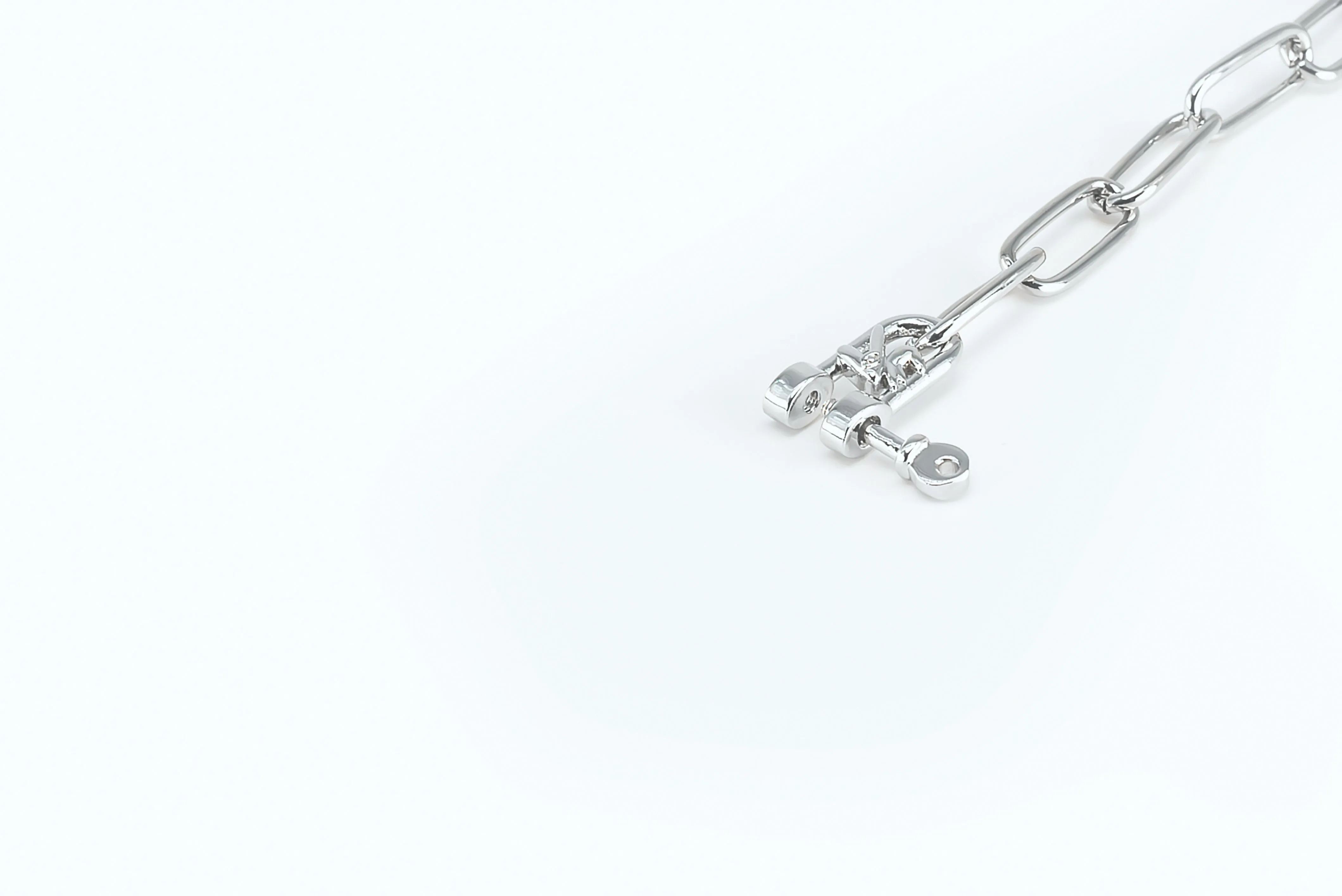 Electro Signature Chain Bracelet Silver Sunkiss Red