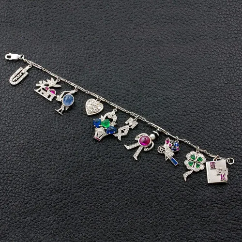 Estate Charm Bracelet