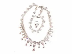 Four piece Cubic Zirconia Crystal colour Set