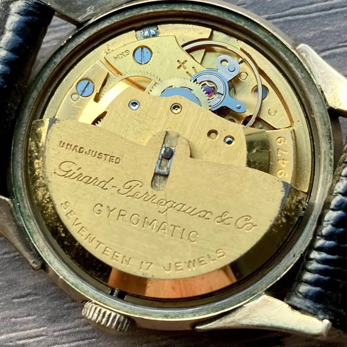 Girard Perregaux Wristwatch Antique 1960s Automatic Men's