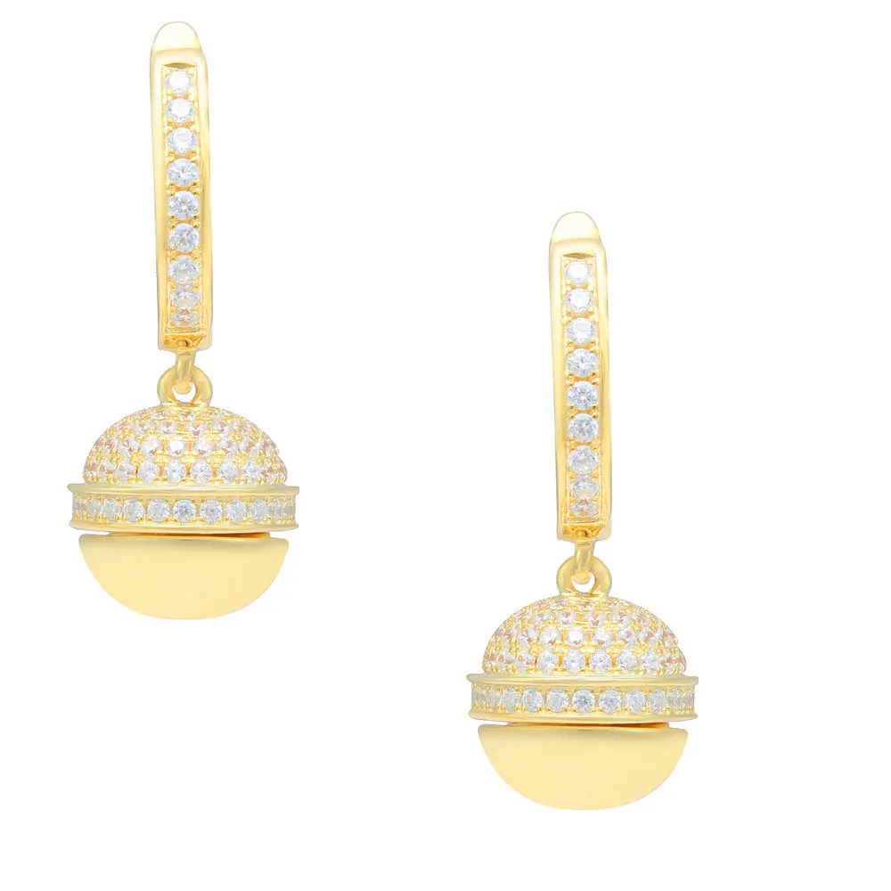 Harmony Balls CZ Earrings For Women IJ15CSSER001