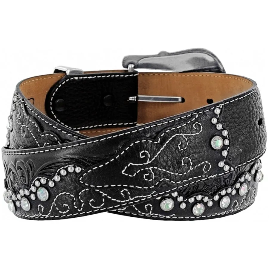 Justin Women's Kaitlyn Crystal Belt C50493 Black FW22
