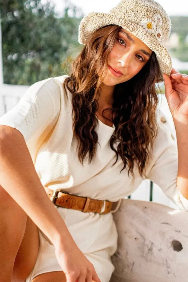 KOA LEATHER BELT VINTAGE TAN