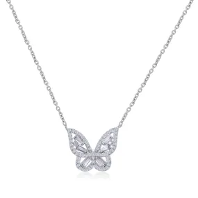 Mariposa Butterfly Gold Pendant Necklace | 2ct