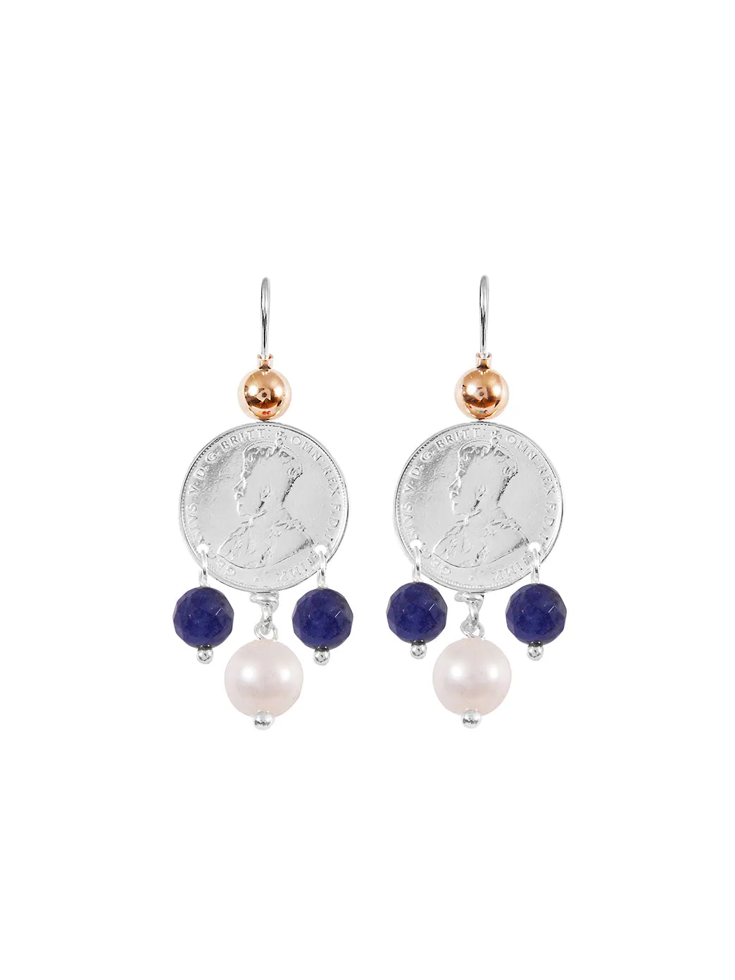 Mid Coin 3-Drop Earrings