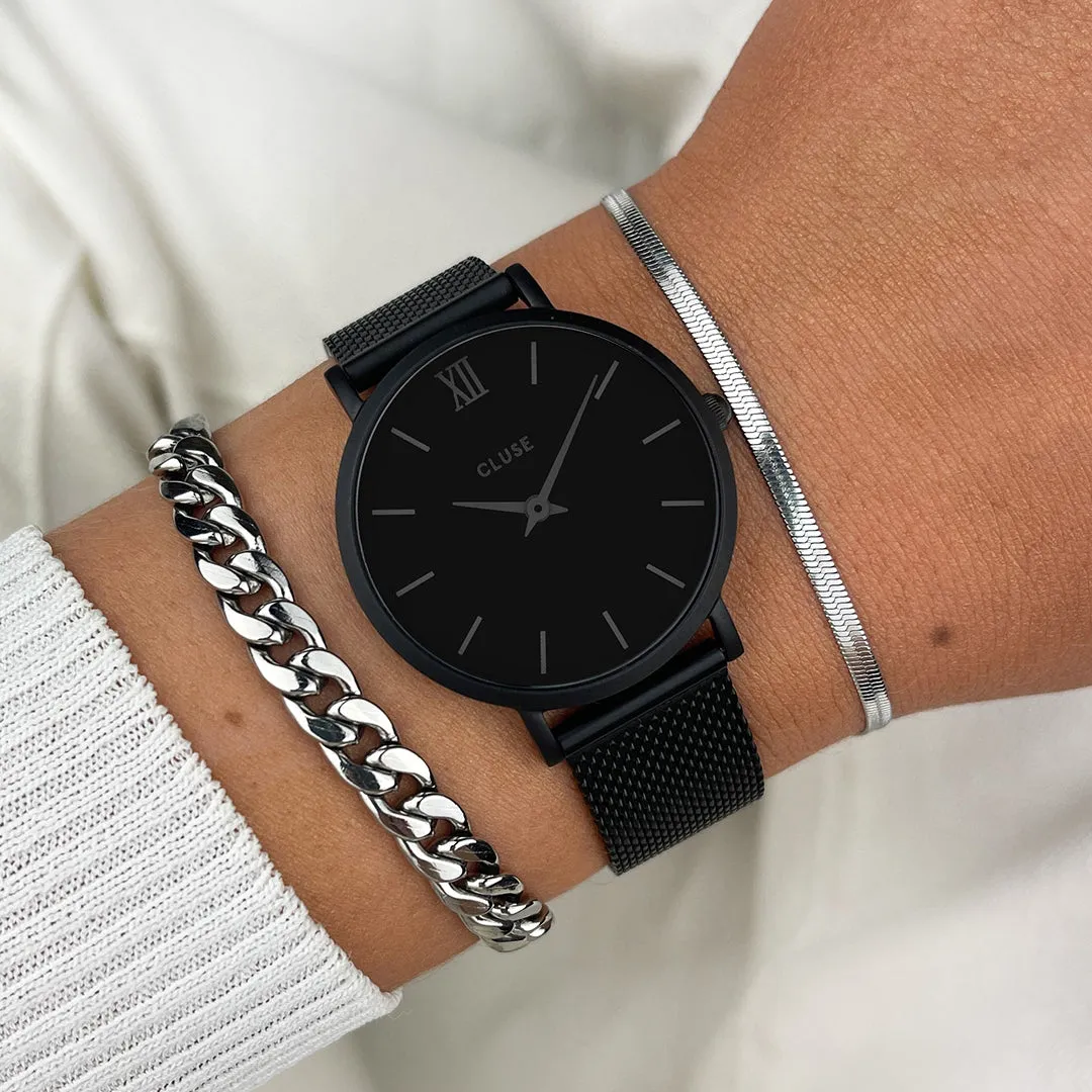 Minuit Mesh Full Black