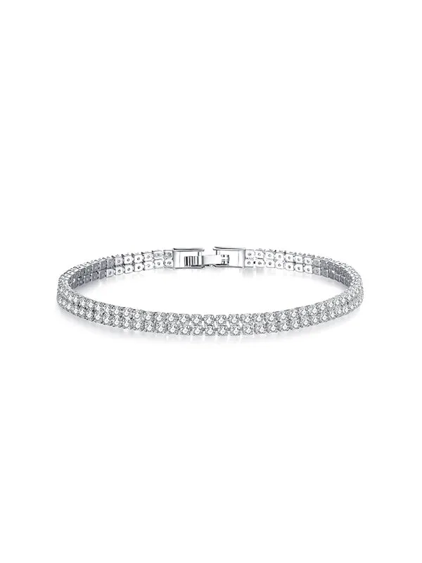 One /Two/ Three Rows full zircon Bracelets