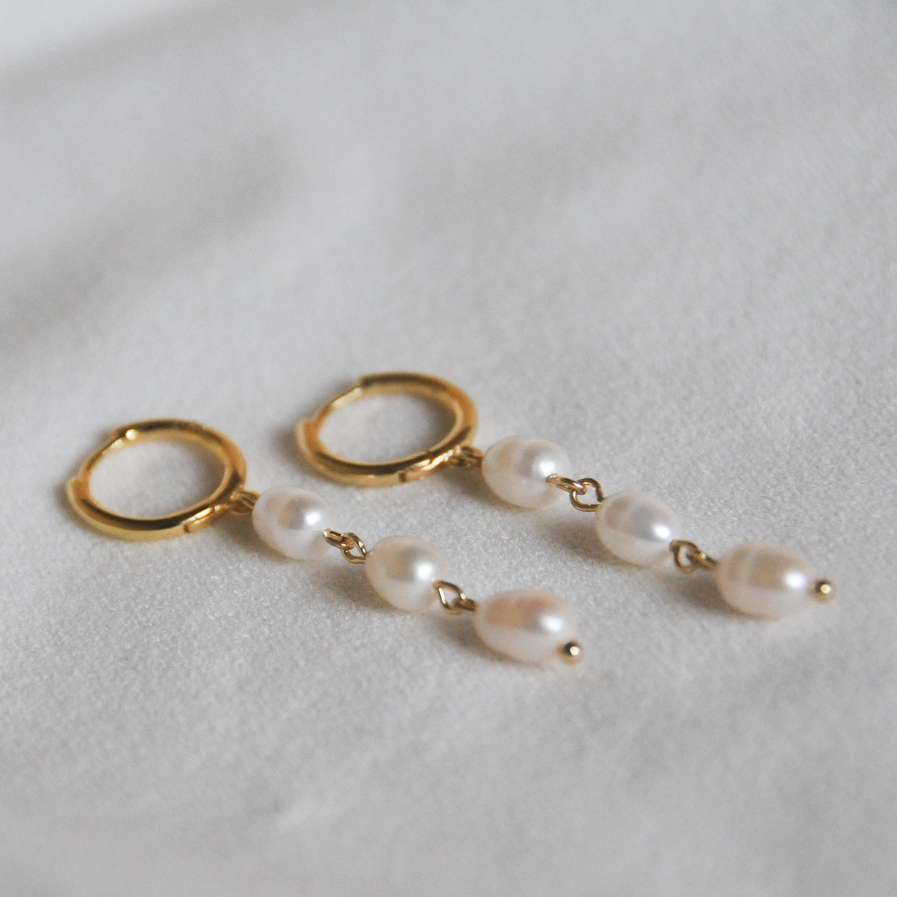 Pearl Link Earrings