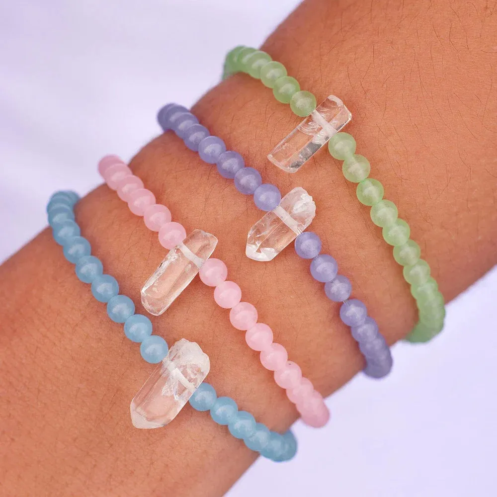 Pura Vida Celestine Intention Stretch Bracelet