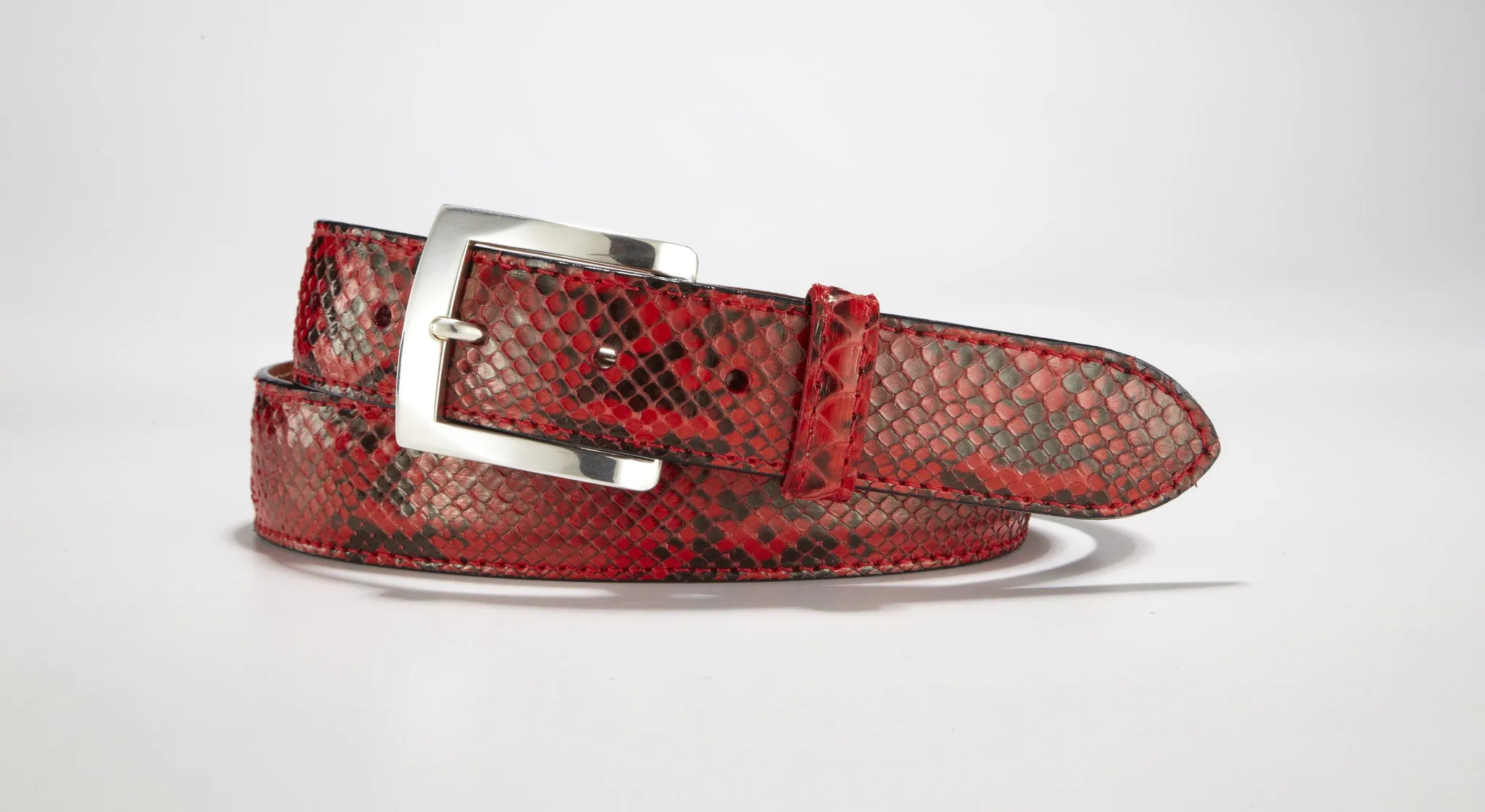 Python Glossy 1 3/8" - 35mm (Denim)