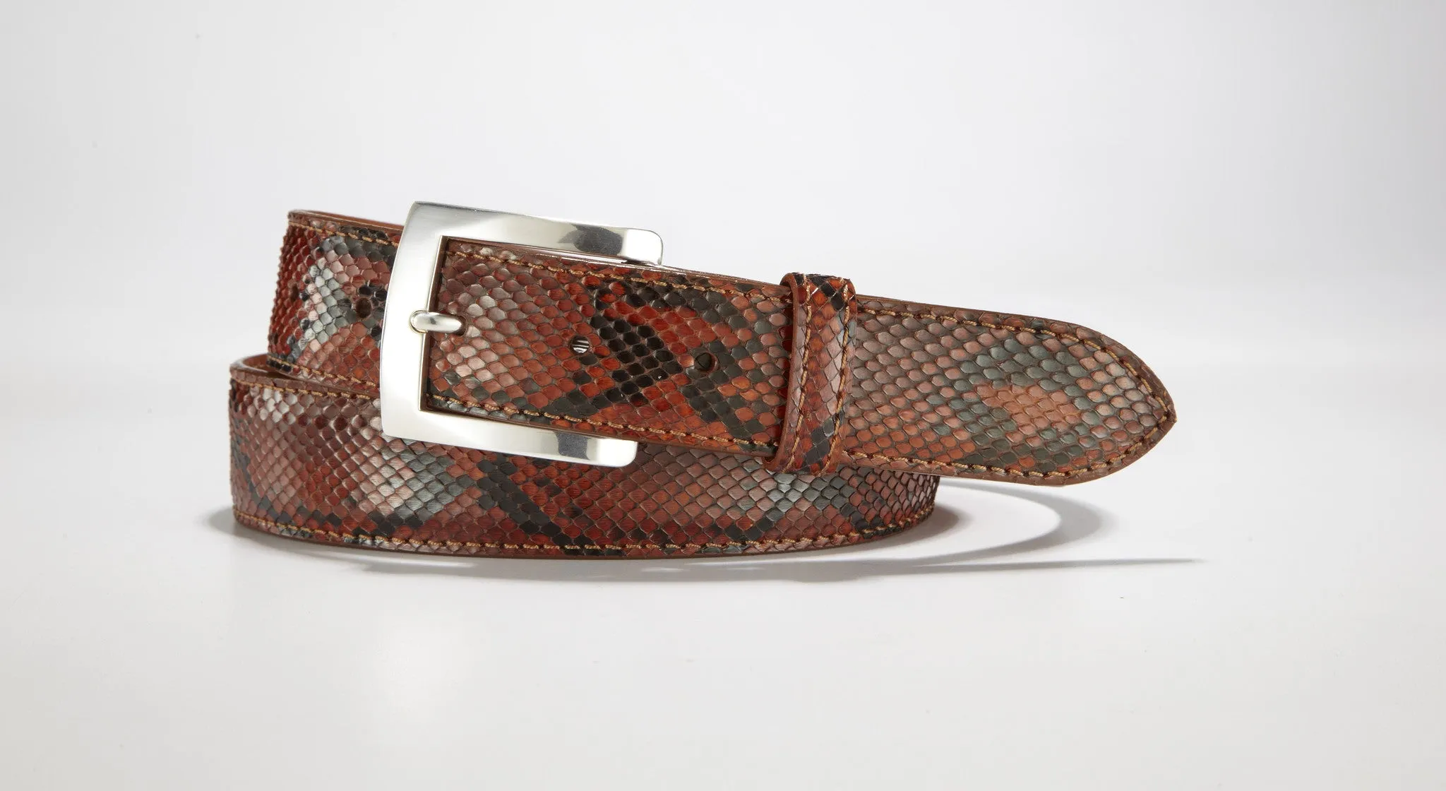 Python Glossy 1 3/8" - 35mm (Denim)