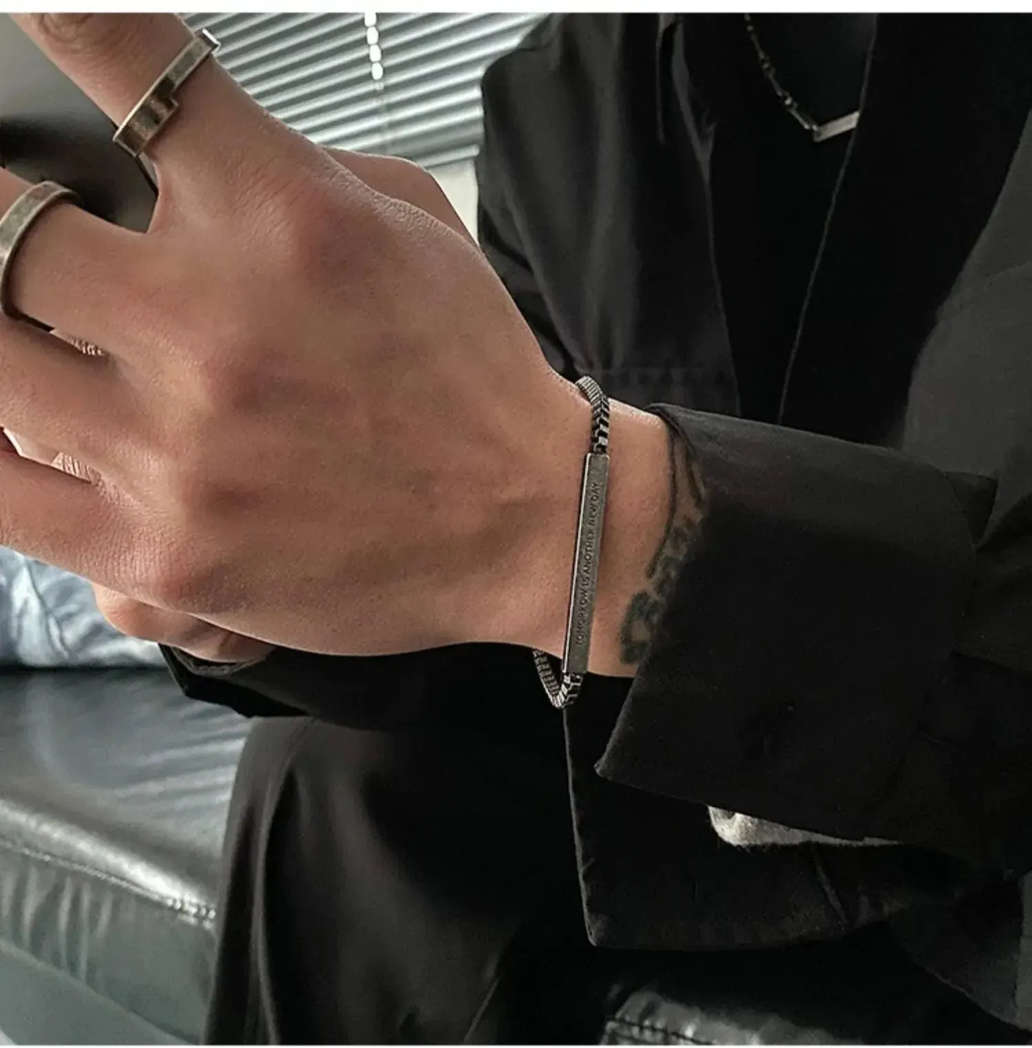 Rectangular Bar Bracelet
