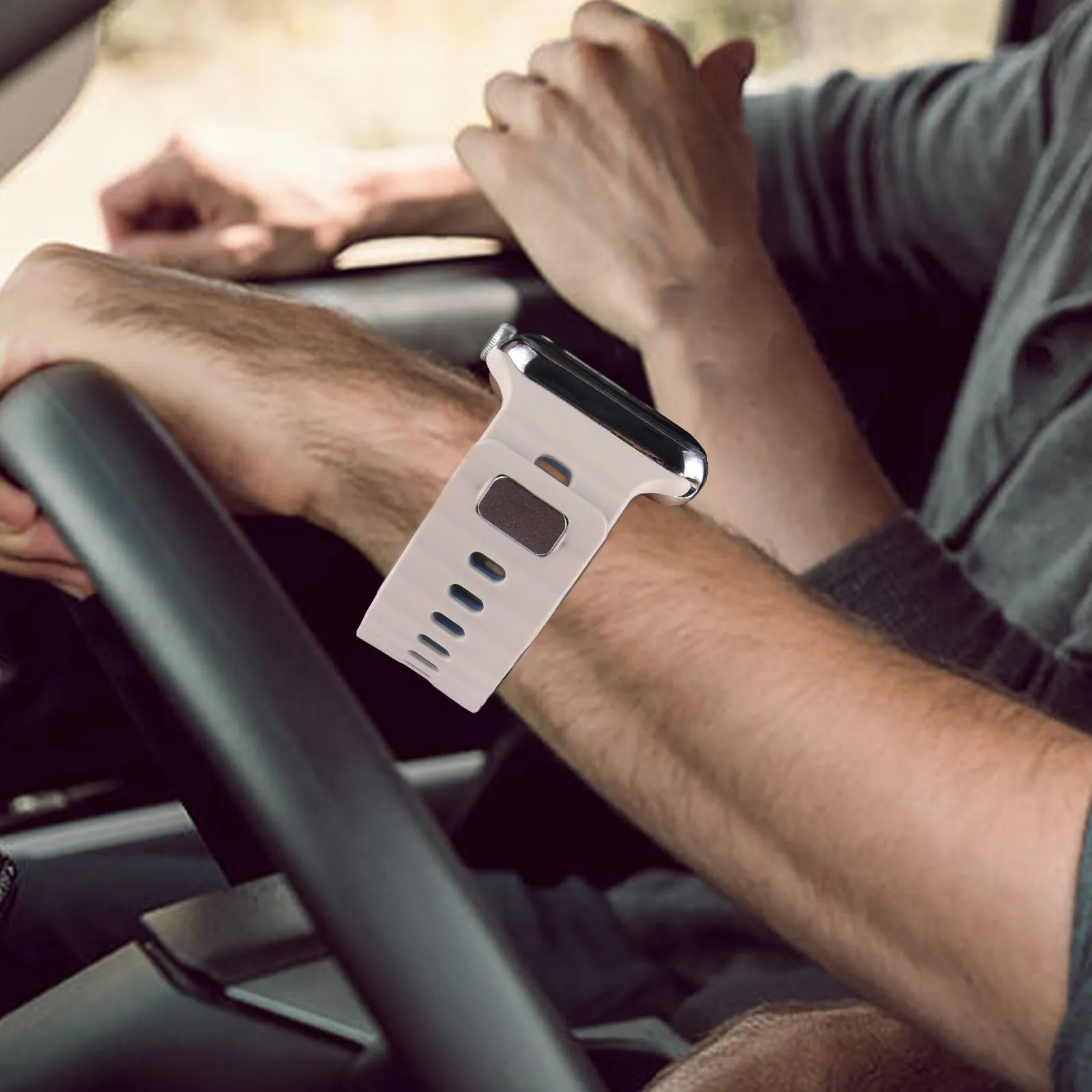 Silicone Band for Apple Watch- Dual Colors