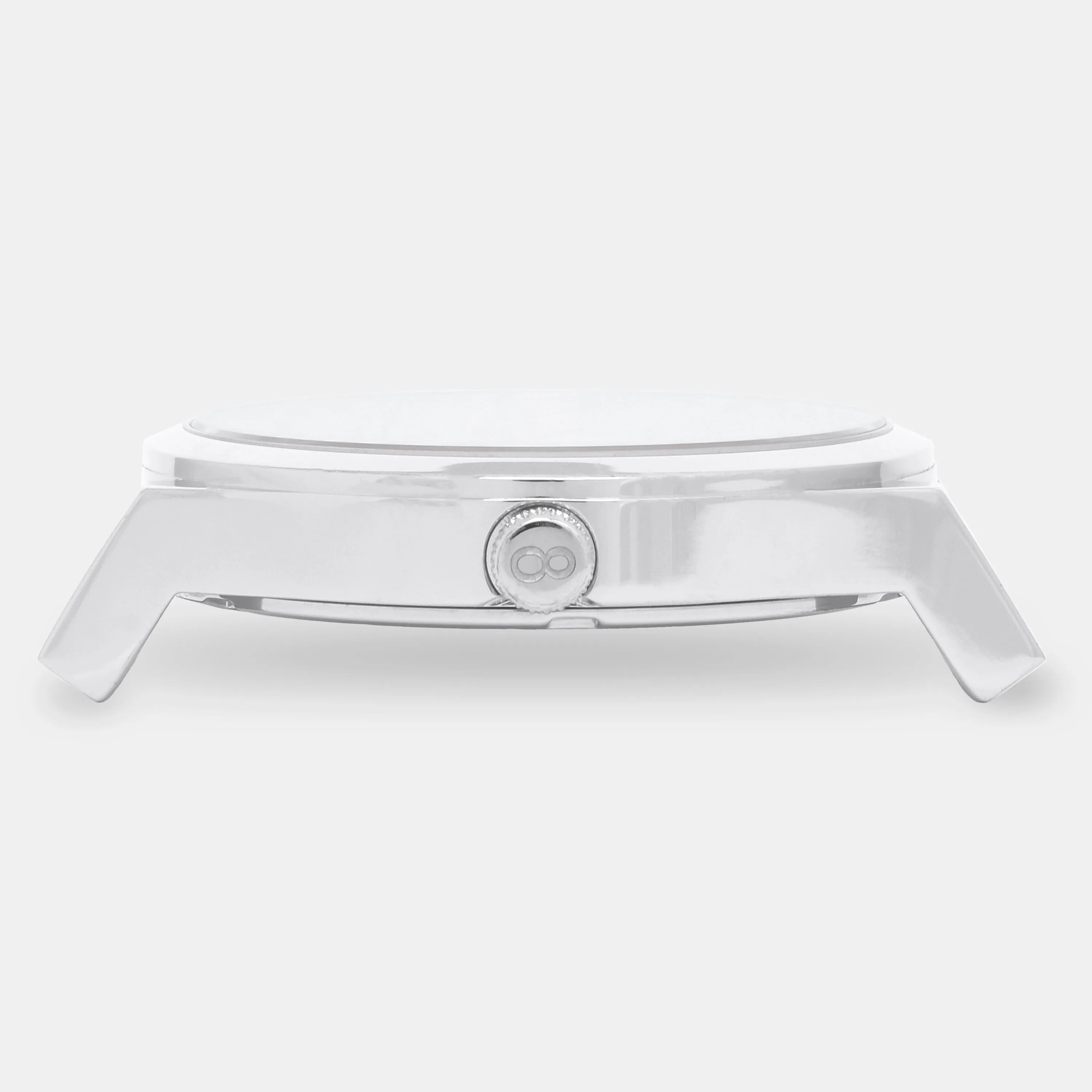 Silver White / Tan Silicone