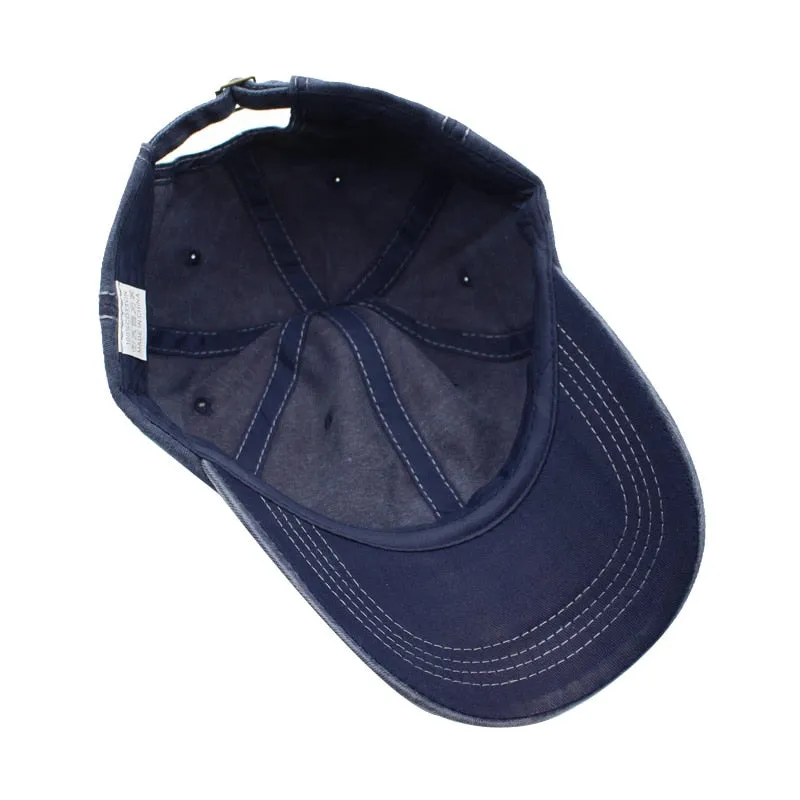 Solid Color Bone Hats Hip hop Brand Casual  Baseball Cap