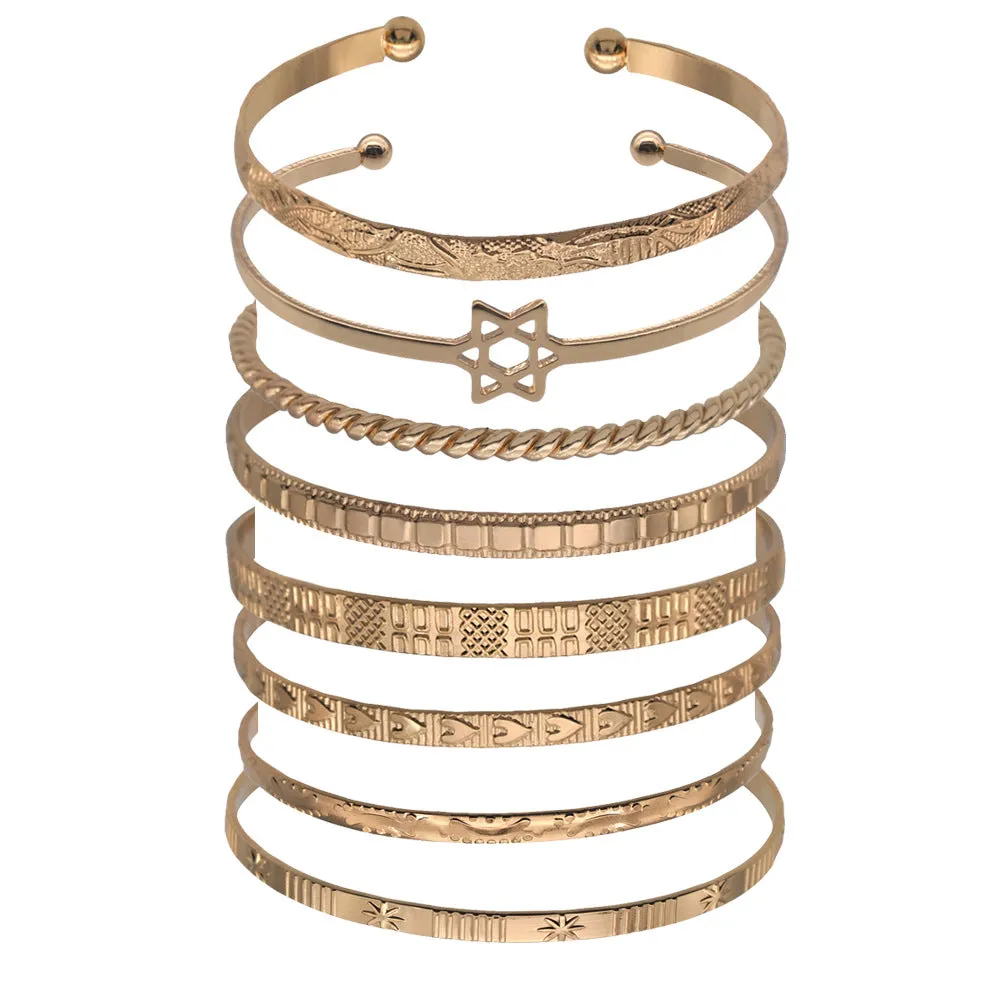 titanium steel gold bracelet