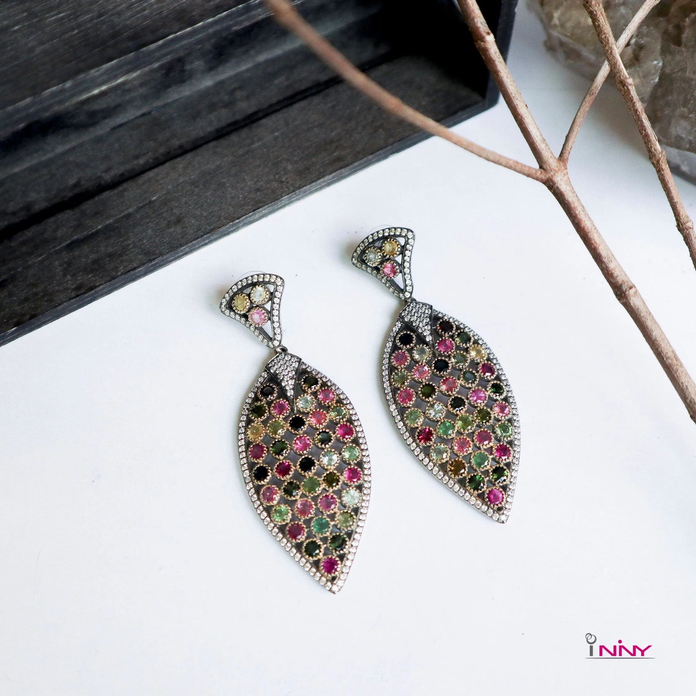 Tourmaline Brilliant Earrings