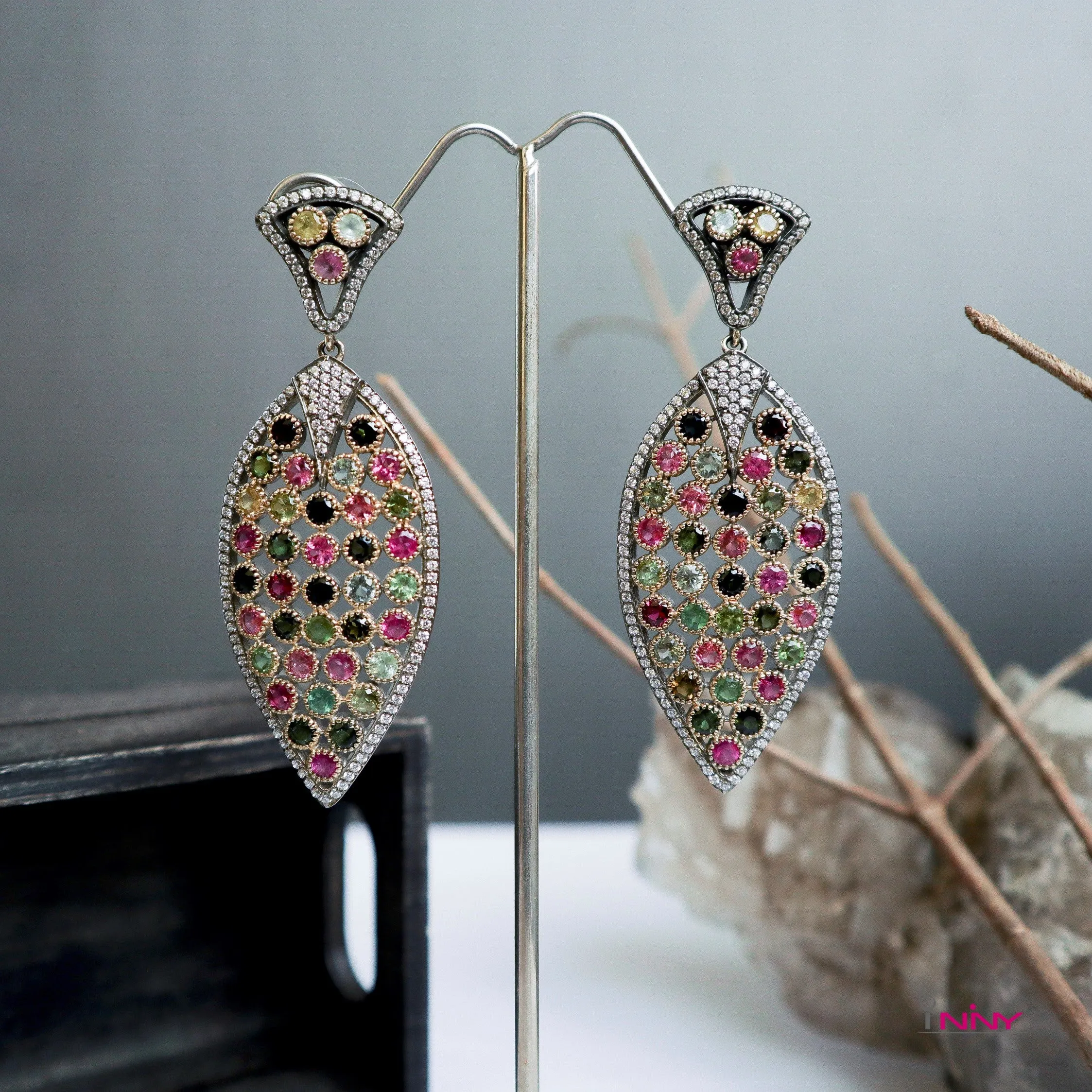 Tourmaline Brilliant Earrings