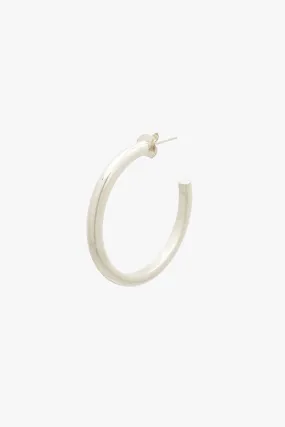 Wanderlust Classic Hoop Silver (32mm)
